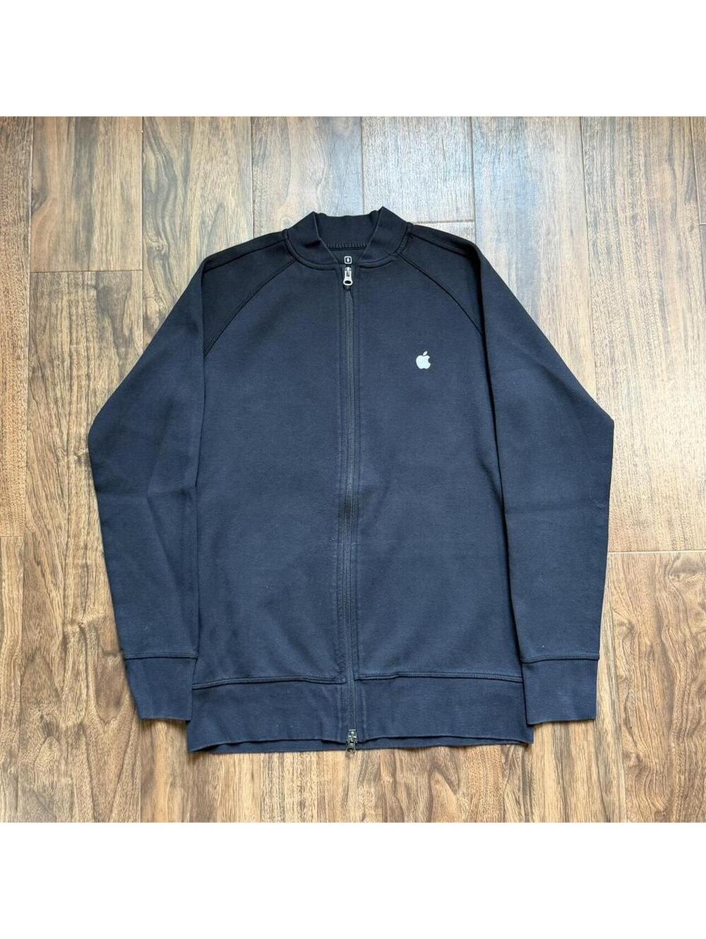 Apple Employee Track Tech Zip Up Sweatshirt Size Small
